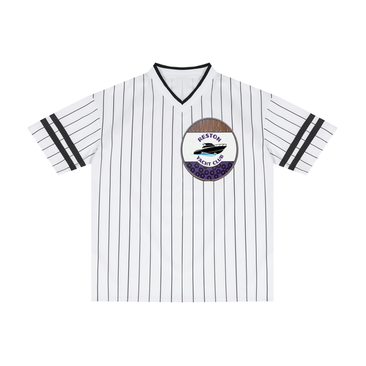 Unisex Striped Loose V-Neck T-Shirt